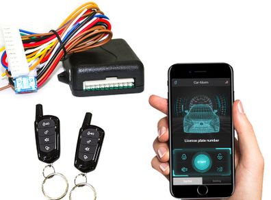 Universal Car Guard against theft system Central Kit Door Lock KeylessAPP With Remote Control Entry System Central Locking