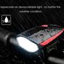 Super Bright Bicycle/scooter, LED  Headlights With Louder Speaker horn Image 2