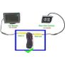 RCA Car reversing camera video cable 6m Image 2