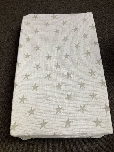 Origami wedge changing mat & Aden + Anais muslin cover