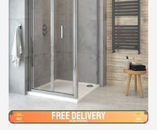 900mm city plus bifold door and side panel set