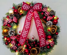 Christmas door wreath