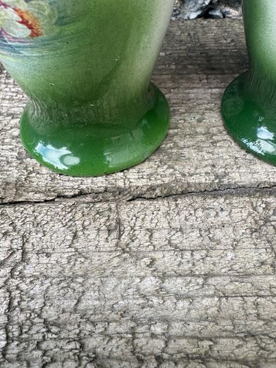 Antique Silver Mounted Posy Bud Vases
