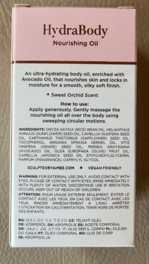 Sculpted by Aimee HydraGlow Nourishing Body Oil  100ml