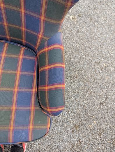 Tartan Style Arm Chair
