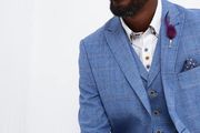 Joe Browns Men's Classic Blazer Jacket, Light Blue Contrasting Lining, 38 / S - M
