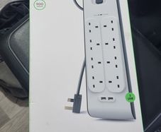 Belkin 8 Socket Extension Lead with 2 USB Ports