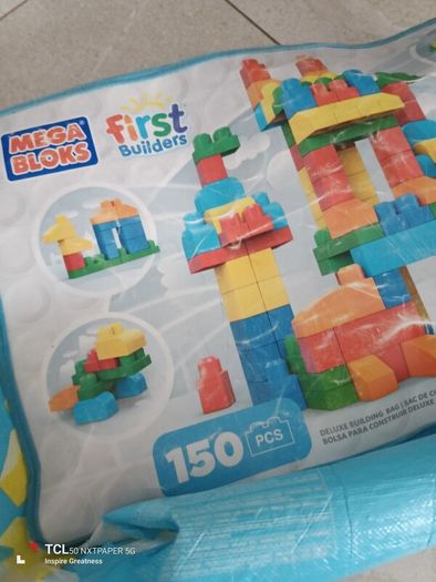 Mega Bloks Building for kids. 150 pieces set