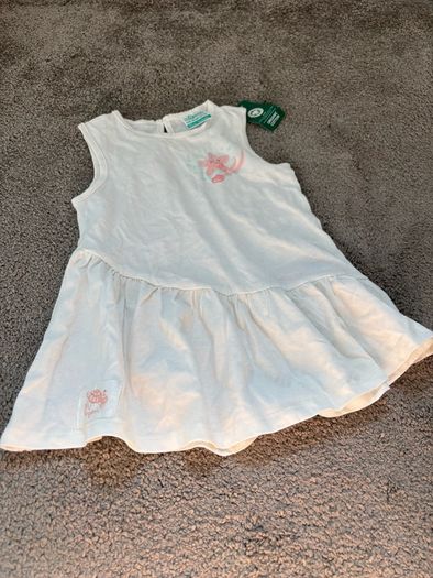 New baby girl tunic 18-24months  92cm organic cotton