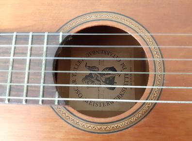 Oscar Teller Classical Guitar Vintage