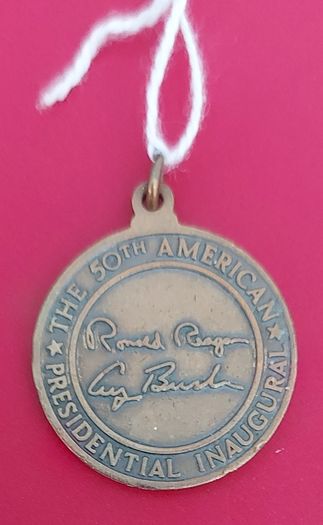 American 1985 REAGAN  Presidential Inauguration  Medalion