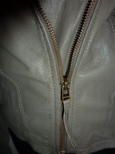 Bershka leather biker jacket size M