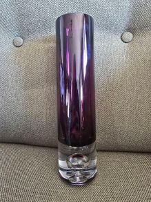 Purple bubble vase