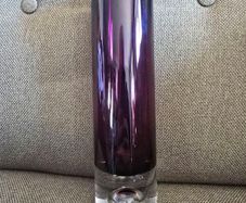Purple bubble vase