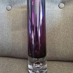 Purple bubble vase
