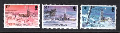 1985 Isle of Man Christmas Commemorative Stamps Mint Never Hinged (MNH)