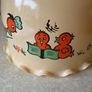 Vintage Cartoon Animal/Bird Amber glass Shade Image 9