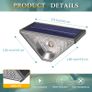 Solar Step Lights 6 Pack - Solar Fence Lights for Stair, Deck, Porch, Patio, Fence, Garden, Yard Image 4