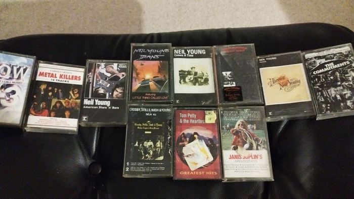 assorted tapes