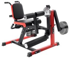 Leg Extension and Curl Machine, Seated Leg Rotary Extension for Thigh, Adjustable Lower Body Specialty Exercises Equipment, 550 LBS Heavy Duty Workout Bench for Home Gym, for Heights 1.65  1.9 m