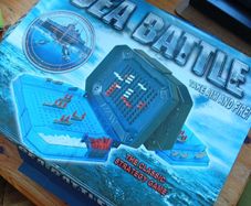 Battleship/Sea Battle board game.