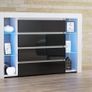 LED Sideboard With 4 Drawers Modern Sideboard With LED lights LED Cabinet Living Room High Gloss Sideboard Image 2