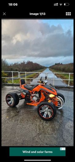 Street fighter quad bike 2018