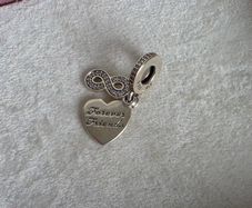 Pandora dangle infinity charm (forever friends) perfect condition