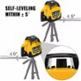 New red Beam Auto Self Levelling Rotating Rotary Laser Level with receiver kit Image 4