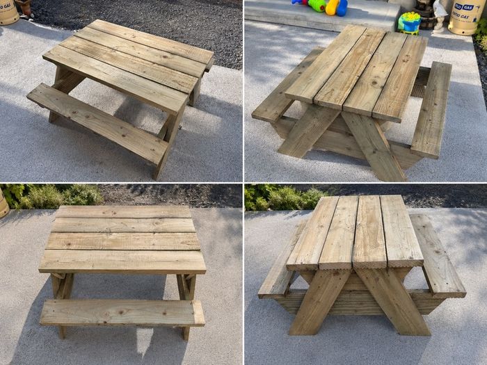 childrens picnic bench