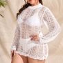 crochet beach mini dress Image 2