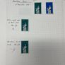 1971-1972 Ireland Definitive (Gerl series) and Commemorative used including flaws/ errors in Green 4-ring binder Image 3