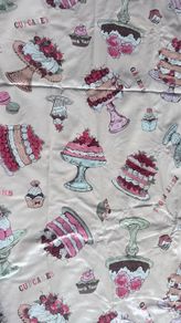 Vinyl Tablecloth Cupcakes and Party