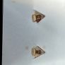9ct Gold V Shaped Cufflinks Image 3