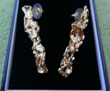 Irregular Gold Plated Earrings