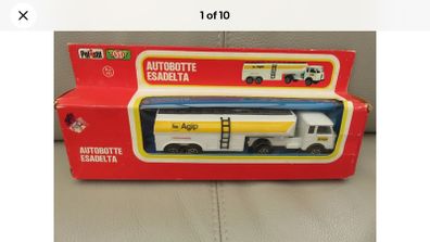 Polistil Club 33 Lancia Esadelta Water Tanker Agip 1/66 Made in Italy Mint Boxed