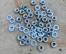 Easyfix Steel Hex Nuts M10 & Washers
