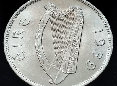 #809 - Ireland - 1959 - Half Crown - UNC - KM.16a
