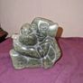 Rare Eskimo/Inuit carved stone figure of Mother and Child Image 5