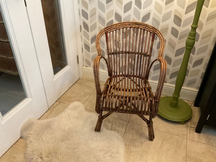Vintage Bamboo & Rattan Chair