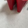 Marco Moreo red suede leather wedges heels Image 5