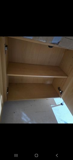 Wall unit with Cabinet - Brown/ oak colour