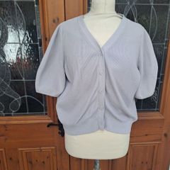 COS stone colour knitted cardigan