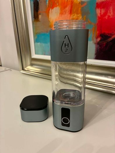 High-Concentration Hydrogen Water Bottle Generator (3000-6000 PPB) + Inhaler Kit