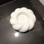 Ceramic cream candle holder Image 2