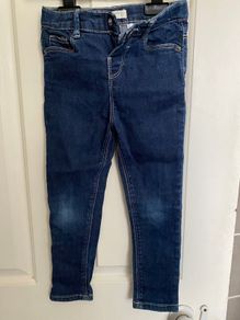 Blue girl's jeans 98 Mango