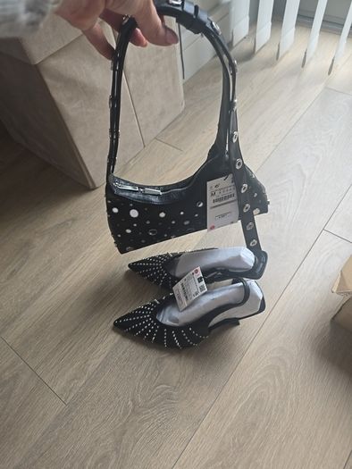 Zara ladies shoes bag