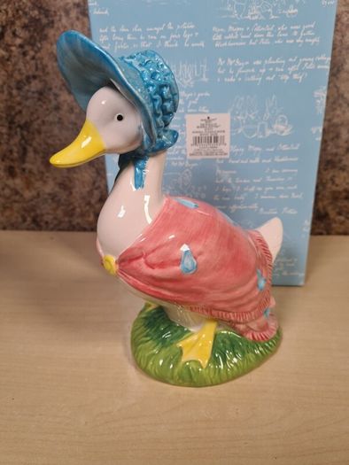 World of Beatrix Potter money box Jemima Puddle Duck money box bank  ENESCO