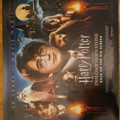Harry Potter and the Philosopher's Stone - 20th Anniversary Cinema Poster