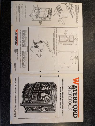 Waterford Stanley Shamrock Stove - Boiler Model